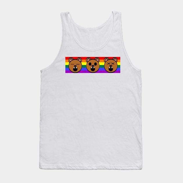 Scare Bear Pride Tank Top by Caleb_Digital